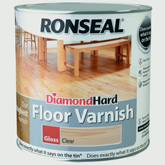Ronseal Diamond Hard Clear Varnish 2.5L Gloss