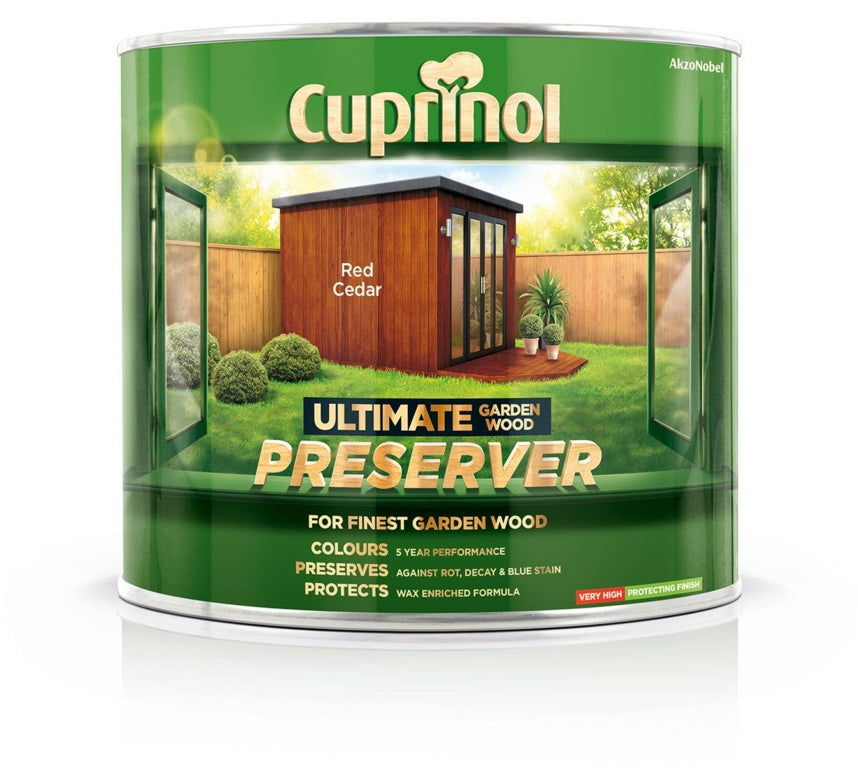 Cuprinol Ultimate Wood Preserver 1L Red Cedar