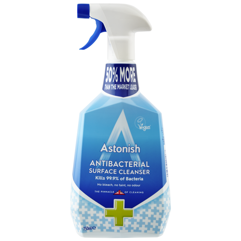 Astonish Antibacterial Surface Cleanser 750ml Pink