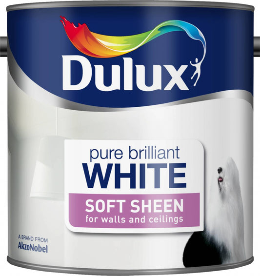 Dulux Soft Sheen 2.5L Pure Brilliant White
