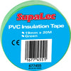 Securlec PVC Insulation Tape Pack 10 Green 20m