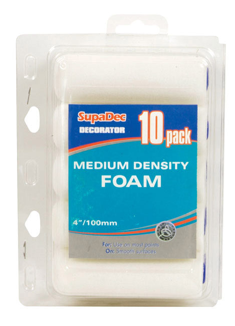 SupaDec Foam Mini Roller Pack of 10