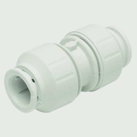 JG Speedfit Equal Straight Connector 15mm Pack 10 White