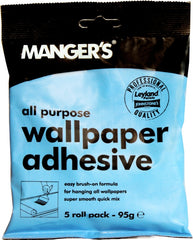 Mangers All Purpose Wallpaper Adhesive 5 Roll