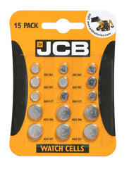JCB Alkaline Watch Batteries Pack 15