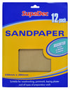 SupaDec General Purpose Sandpaper Pack 12 Assorted