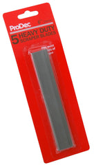 ProDec 6" Heavy Duty Scraper Blades Pack 5