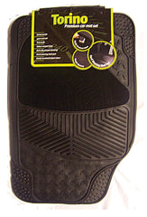 Streetwize Premier Rubber Carpet Mat Set 4 Piece