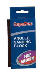 SupaDec Angled Sanding Block Fine/medium