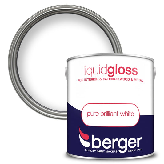 Berger Liquid Gloss 2.5L Pure Brilliant White