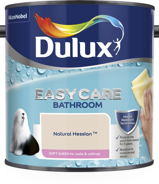 Dulux Easycare Bathroom Soft Sheen 2.5L Jasmine White