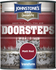 Johnstone's Brick,Tile & Step Paint 750ml Matt Red