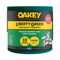 Norton Oakey Liberty Green Rolls 10m x 115mm 120 Grade