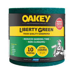 Norton Oakey Liberty Green Rolls 10m x 115mm 120 Grade