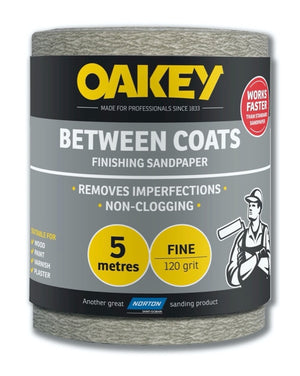 Norton Oakey Between Coats Rolls 5m x 115mm 120g