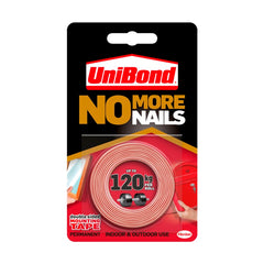 UniBond No More Nails On A Roll Double Sided Permanent Ultra Strong 19mm x 1.5m