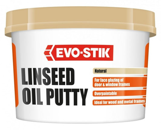 Evo-Stik Multi-Purpose Linseed Oil Putty 1kg Natural