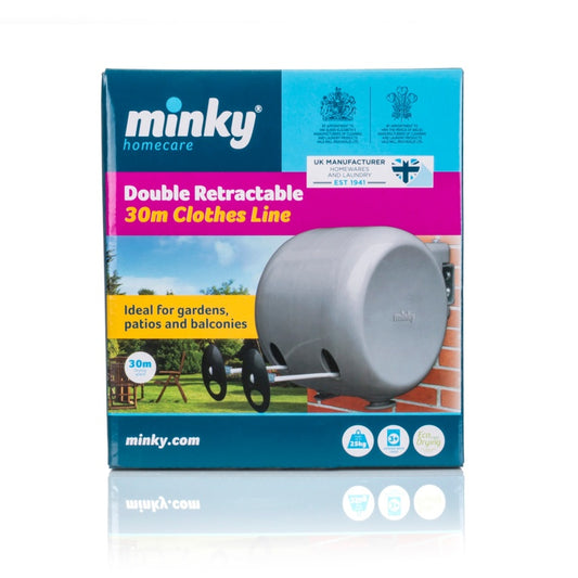 Minky Suregrip Retractable Clothes Line 2 x 15m