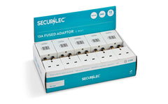 Securlec 3 Way Plug In Adaptor Fused White 13 Amp