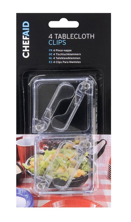 Chef Aid Table Cloth Clips Pack 4