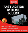 Rentokil Fast Action Mouse Killer Twin Pack