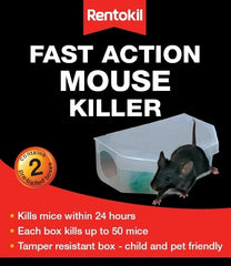 Rentokil Fast Action Mouse Killer Twin Pack