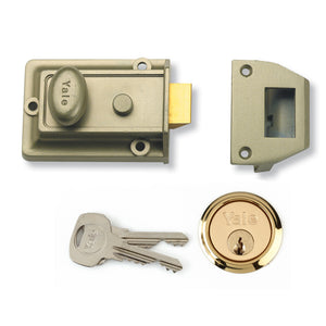 Yale Traditional Nightlatch Polished Brass