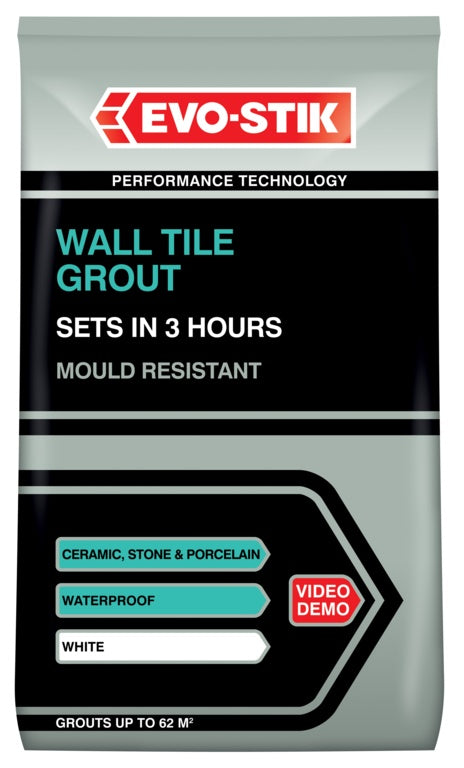 Evo-Stik Wall Tile Grout Mould Resistant 500g