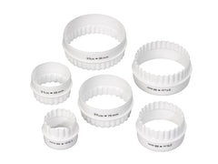 Tala Cutters Plain/Crinkled Reversible 6 Piece