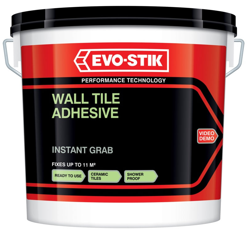 Evo-Stik Instant Grab Wall Tile Adhesive 10L