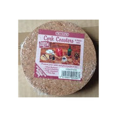 Nicoline Round Cork Coasters 10cm diameter