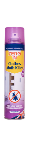 Zero In Clothes Moth Killer 300ml Aerosol