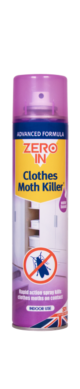 Zero In Clothes Moth Killer 300ml Aerosol