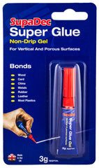 SupaDec Super Glue 3g Non Drip Gel