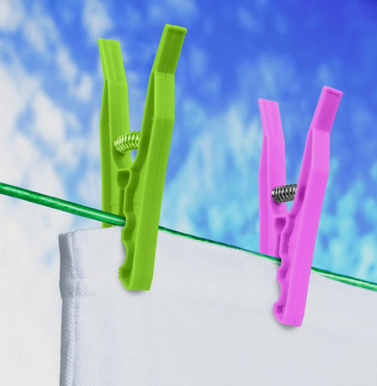 SupaHome Plastic Clothes Pegs 88mm Pack of 24