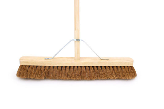 Hill Brush Soft Coco Broom & Handle 24"