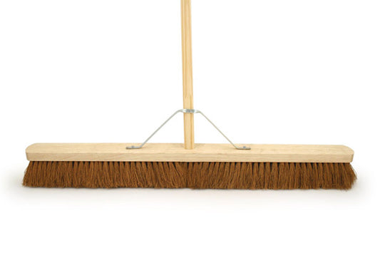 Hill Brush Soft Coco Broom & Handle 36"