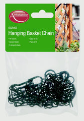 Ambassador Hanging Basket Chain 14" Green
