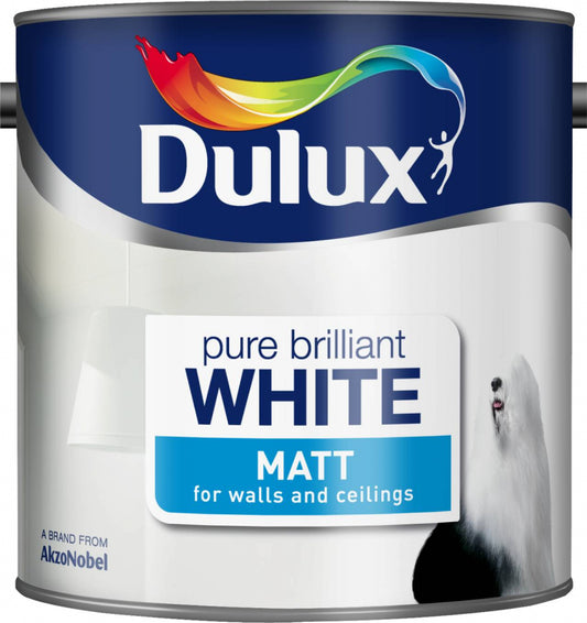 Dulux Matt 2.5L Pure Brilliant White