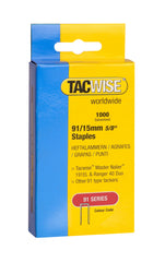 Tacwise Tacker Staples (91) 15mm