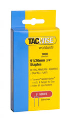 Tacwise Tacker Staples Pack 1000 20mm