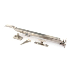 Securit Locking Casement Stay Brushed Nickel 250mm Pack of 5