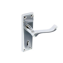 Securit Chrome Scroll Lock Handles (Pair) 150mm