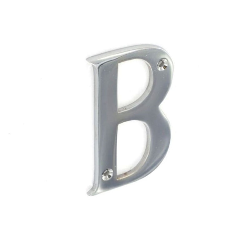 Securit Chrome Letter 75mm B