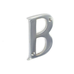 Securit Chrome Letter 75mm B