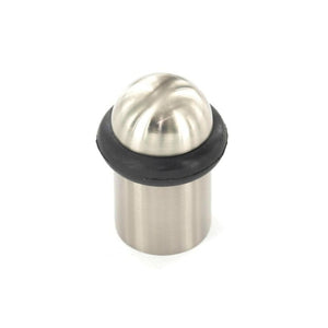 Securit Brushed Nickel Concealed Fix Door Stop 30mm