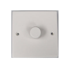 Securlec 1 Gang 2 Way Dimmer Switch Round Edge