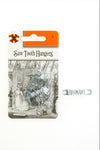 X Saw Tooth Hangers Zinc Plated (Blister Pack)