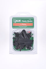 ALM Plastic Blades with Half-Moon Mounting Pack of 10