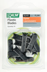 ALM Plastic Blades  with Small Half-Moon Pack of 10